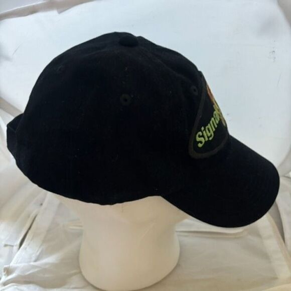 Signal Techie Port Authority Black Adjustable Ball Cap Hat *New* - Picture 5 of 8